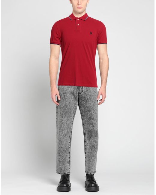 U.S. POLO ASSN. Red Polo Shirt for men