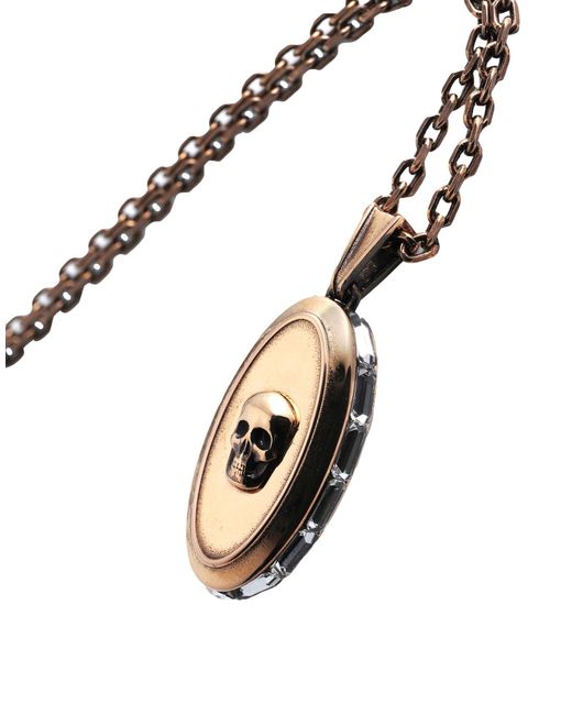 McQueen Metallic Necklace Brass