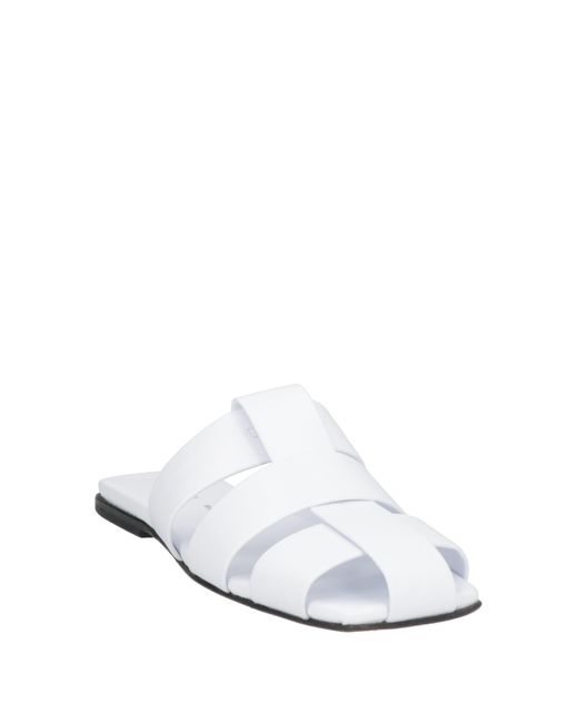Liviana Conti White Sandals