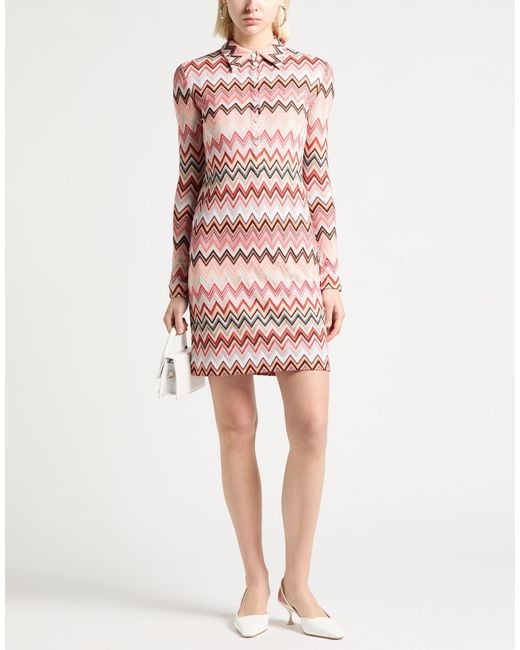 Missoni Pink Mini Dresses
