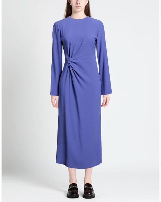 Liviana Conti Blue Midi Dress