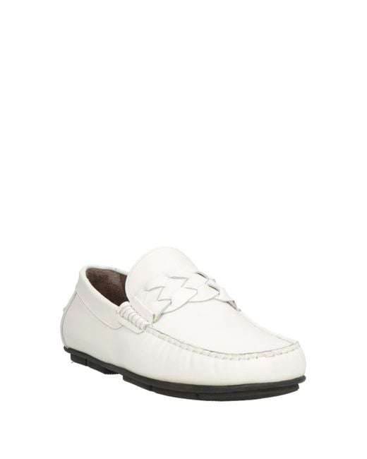 Baldinini White Loafer for men