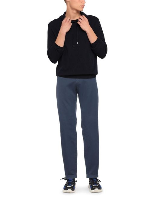 Jeckerson Blue Trouser for men