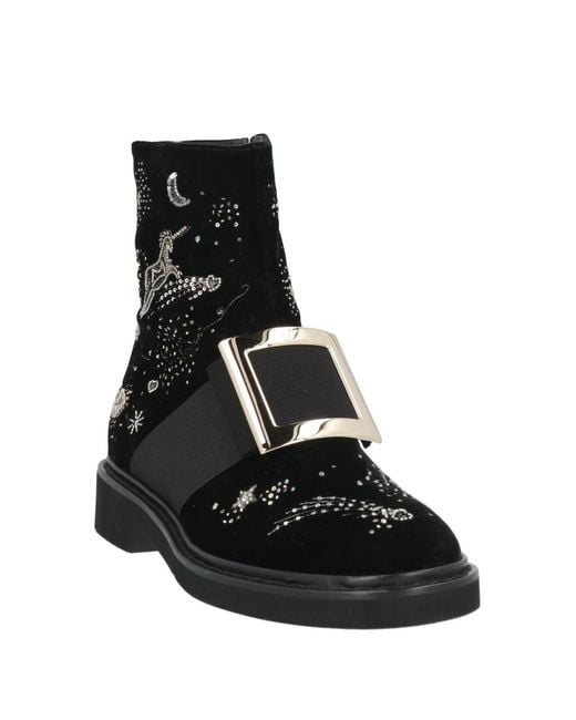 Roger Vivier Black Ankle Boots