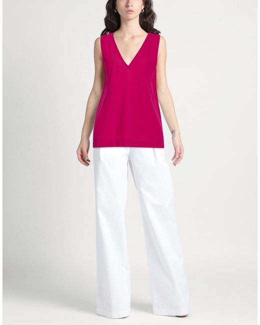 Zanone Pink Tank Tops
