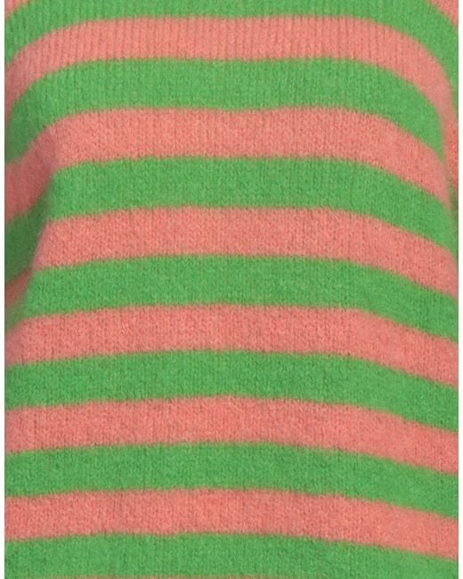 Alysi Green Sweater Mohair Wool, Polyamide, Elastane