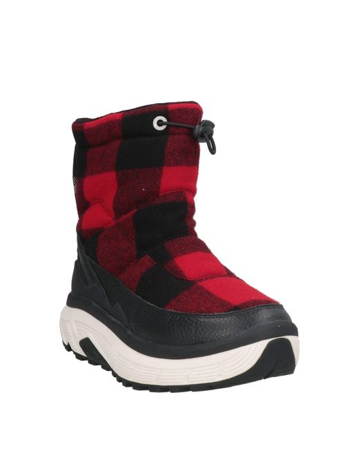 Woolrich Red Ankle Boots Wool