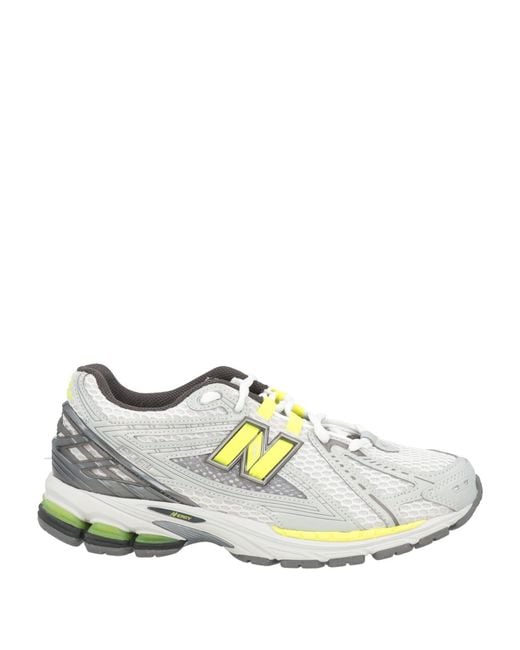 New Balance White 1906 Sneakers Synthetic Material, Textile Fibers