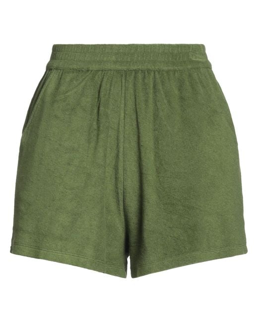 Majestic Filatures Green Shorts & Bermudashorts