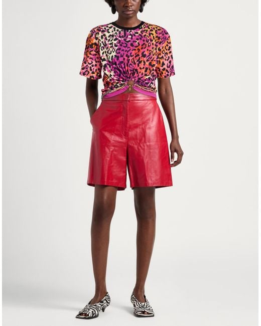 Just Cavalli Red T-Shirts