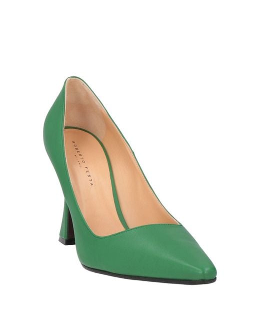 Roberto Festa Green Pumps
