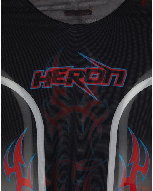 Heron Preston Black Bodysuit Polyamide, Elastane