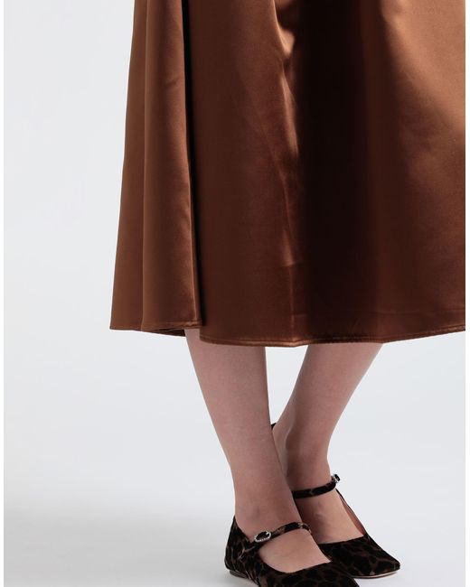ARKET Brown Midi Skirt