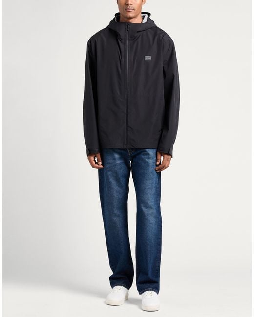 Dolce & Gabbana Black Jacket Polyester, Cotton for men