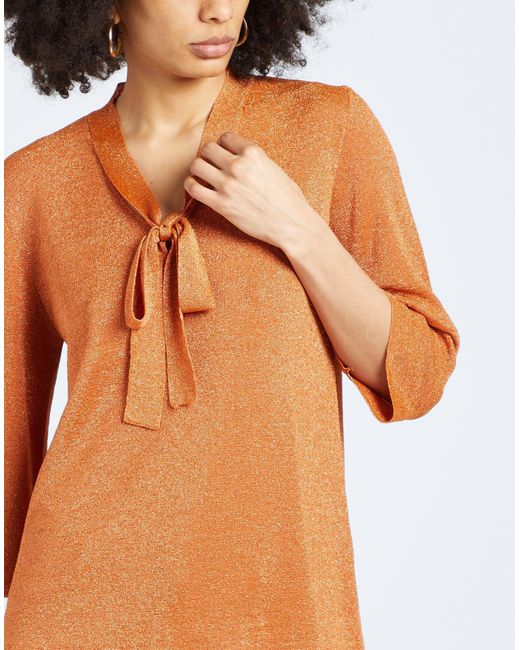 Pullover Siyu de color Orange