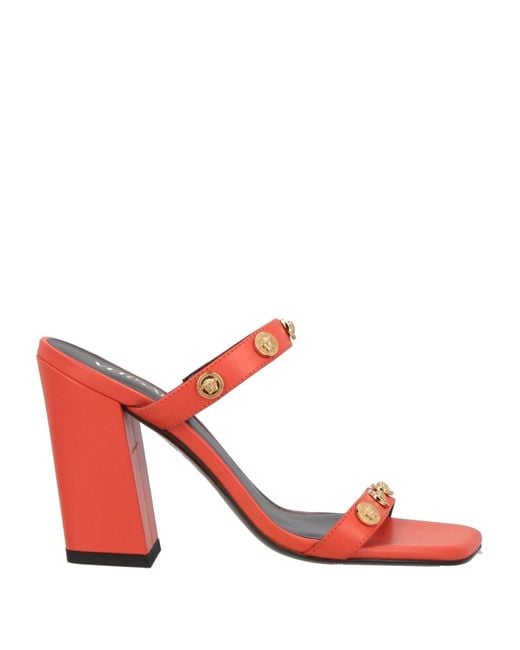 Versace Red Sandals