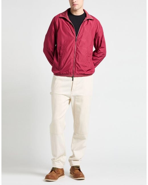 Canali Red Jacket Merino Wool for men