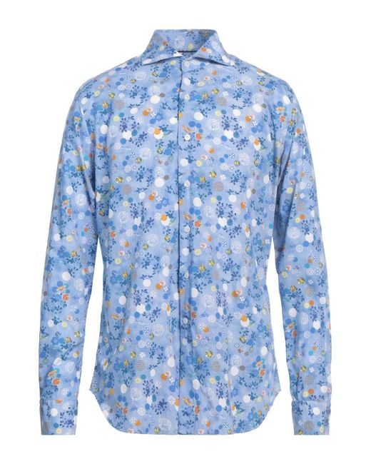 Camisa Orian de hombre de color Blue