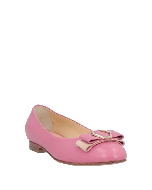A.Testoni Pink Ballet Flats
