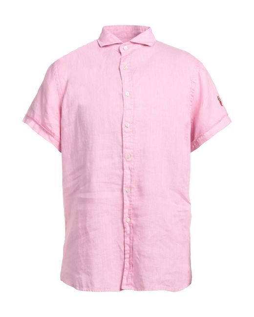 Cooperativa Pescatori Posillipo Pink Shirt for men