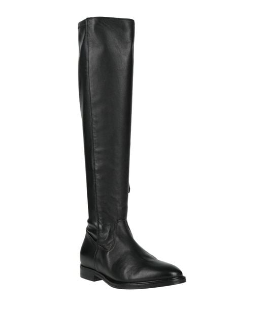 Bruglia Black Boot Leather