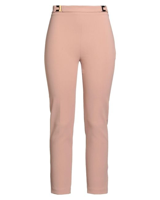 Pantalon Elisabetta Franchi en coloris Natural