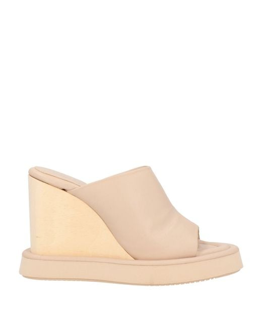 Paloma Barceló Natural Mules & Clogs