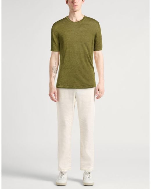Pullover Roberto Collina de hombre de color Green
