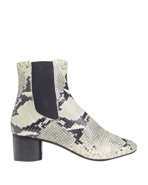 Isabel Marant White Ankle Boots