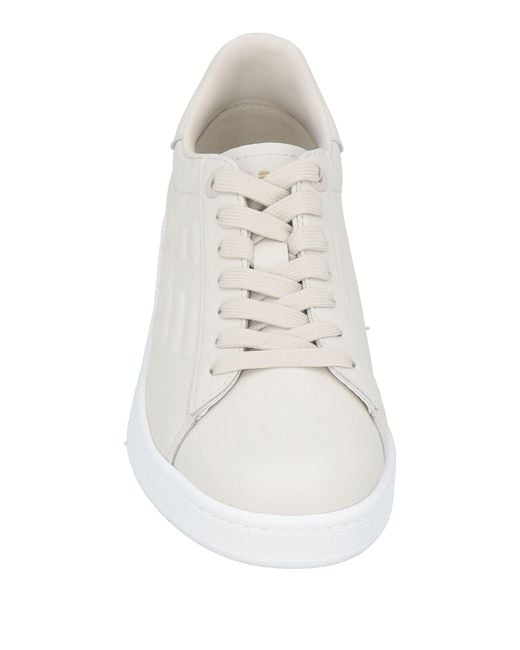 EA7 White Sneakers Bovine Leather