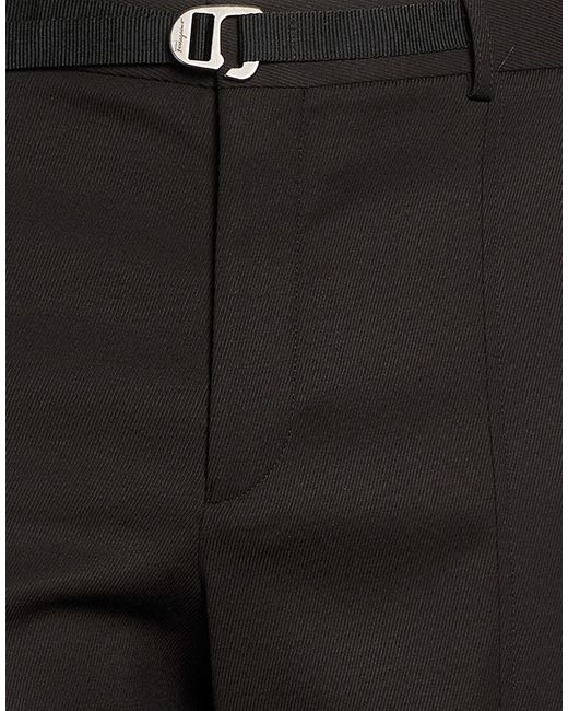 Ferragamo Black Pants Virgin Wool, Polyamide, Elastane for men