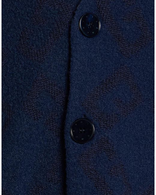 Givenchy Blue Cardigan Wool, Polyamide for men