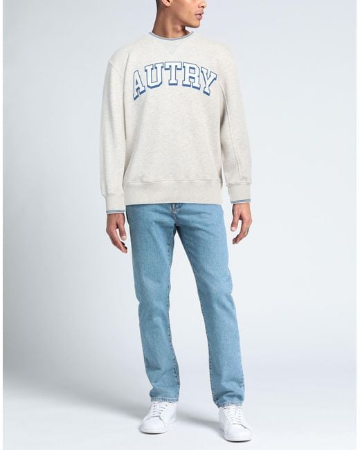 Autry Gray Sweatshirt Cotton, Polyester, Elastane for men
