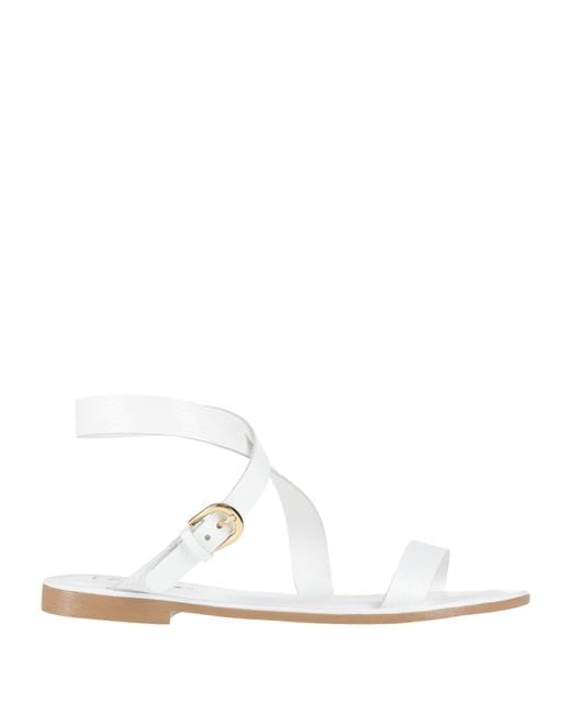 Être Cécile White Sandals