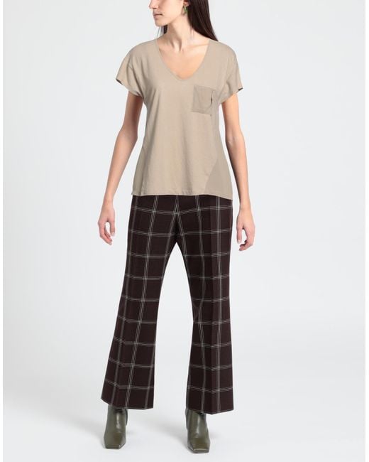 T-shirt High en coloris Natural
