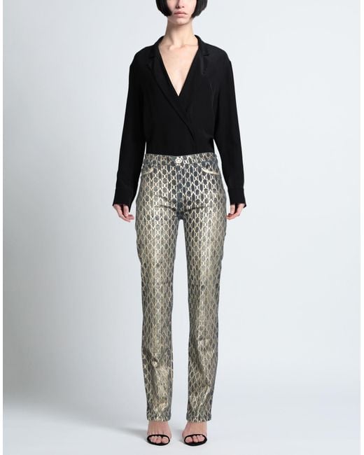 MARCIANO BY GUESS Gray Jeans Cotton, Polyester, Elastane