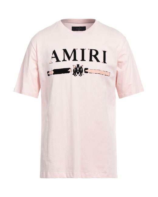T-shirt di Amiri in Pink da Uomo