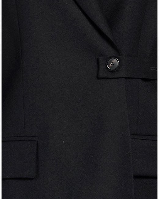 Tela Black Blazer Virgin Wool, Elastane