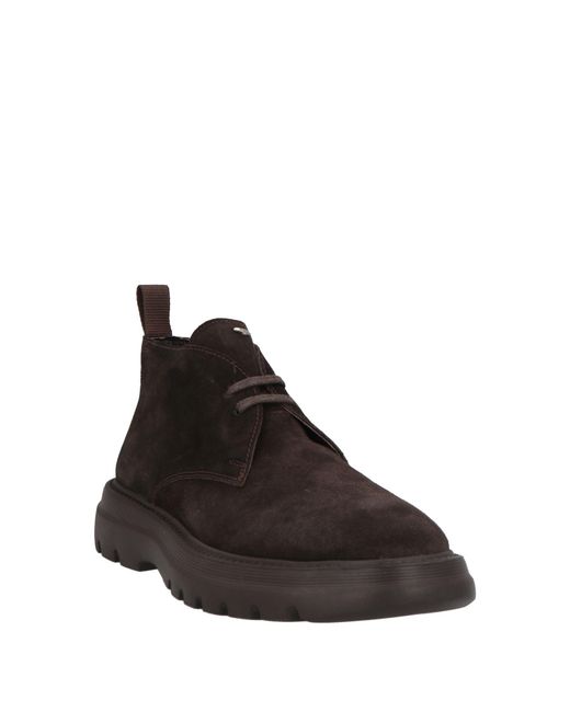 Alberto Guardiani Black Ankle Boots for men