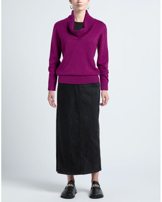 LEFT END Purple Turtlenecks