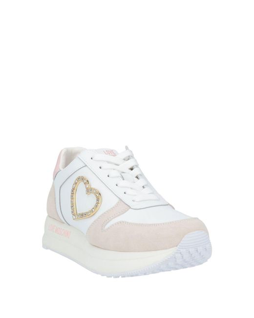 Love Moschino White Trainers