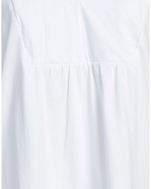 Alpha Studio White Top Cotton, Elastane
