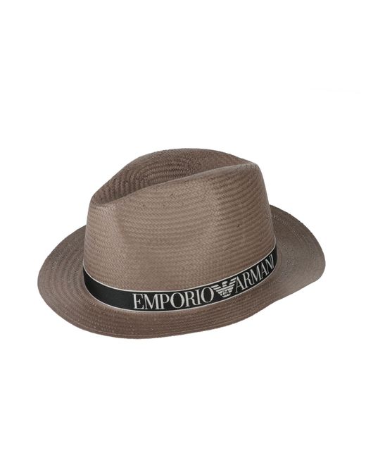 Emporio Armani Brown Hat