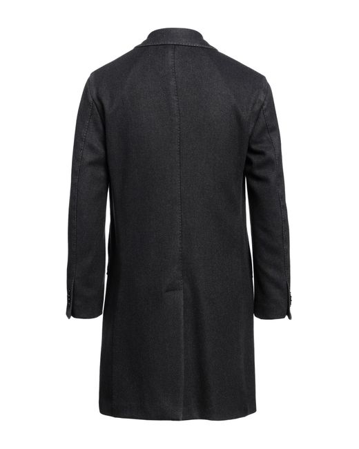Boglioli Black Coat for men