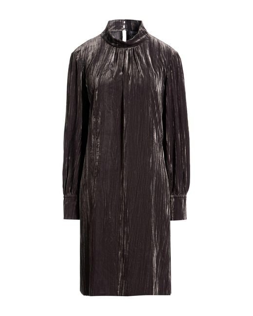 Aspesi Gray Mini Dress Polyester