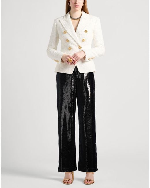 Liviana Conti Black Pants Polyester