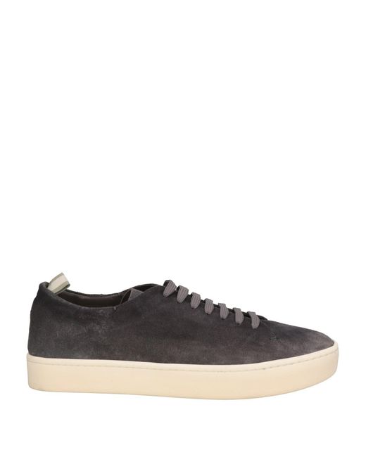 Officine Creative Gray Sneakers Leather for men