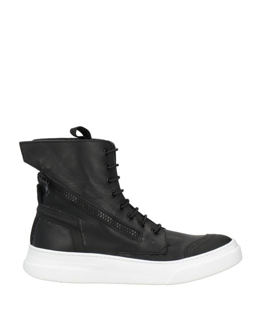 Bruno Bordese Black Sneakers Leather for men