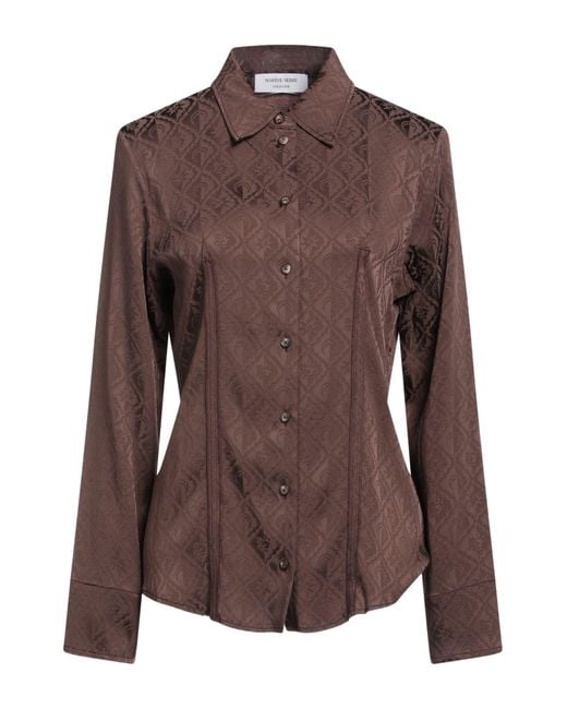 MARINE SERRE Brown Shirt
