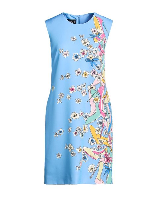 Boutique Moschino Blue Mini Dress